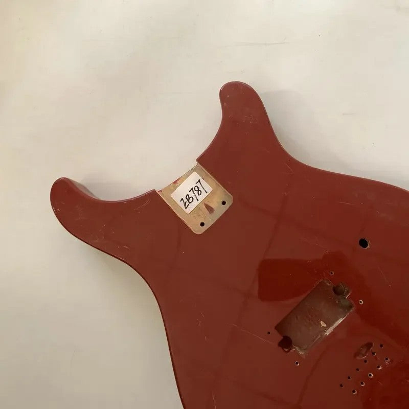 Red Double Cutaway Guitar Body DIY Project