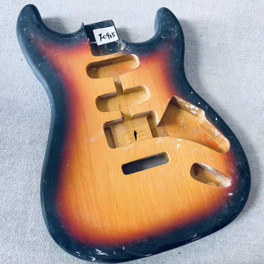 Alder Wood Top HSS Sunburst Guitar Basswood Body Fit Stratocaster Stra