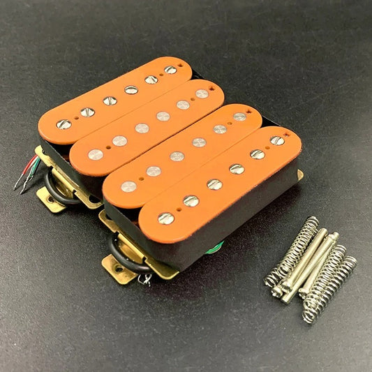 Orange Guitar Neck Bridge Humbucker Pickups Fit Schecter,Dean,Epiphone