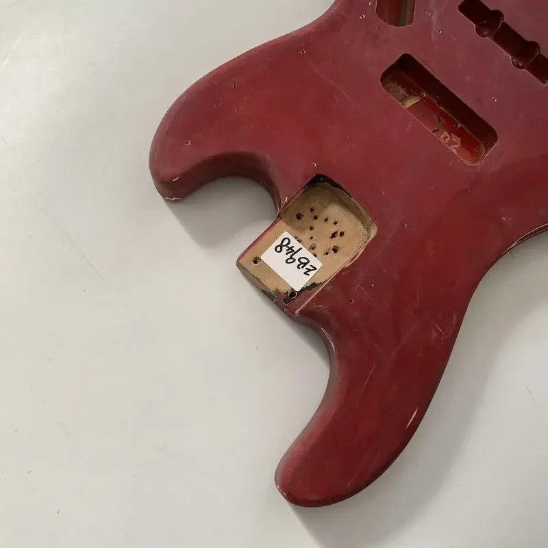 Red Bass Guitar Basswood Body Fit Jazz Bass