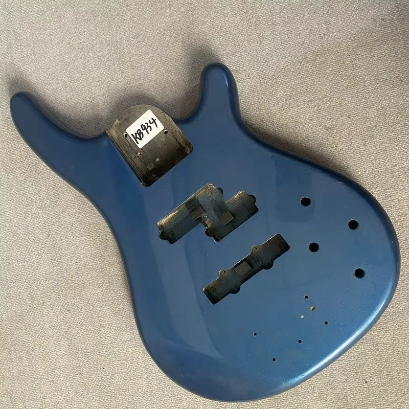 Metallic Blue 4 String Bass Basswood Body DIY Project