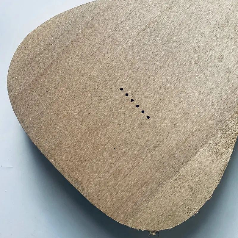 Basswood Unfinished DIY Project Guitar Body, String Through Bridge Fit