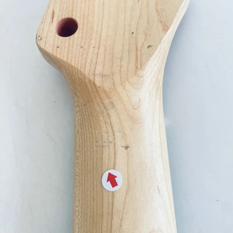 Red Lefty Guitar Maple Wood Neck, 22 Frets Rosewood Fingerboard