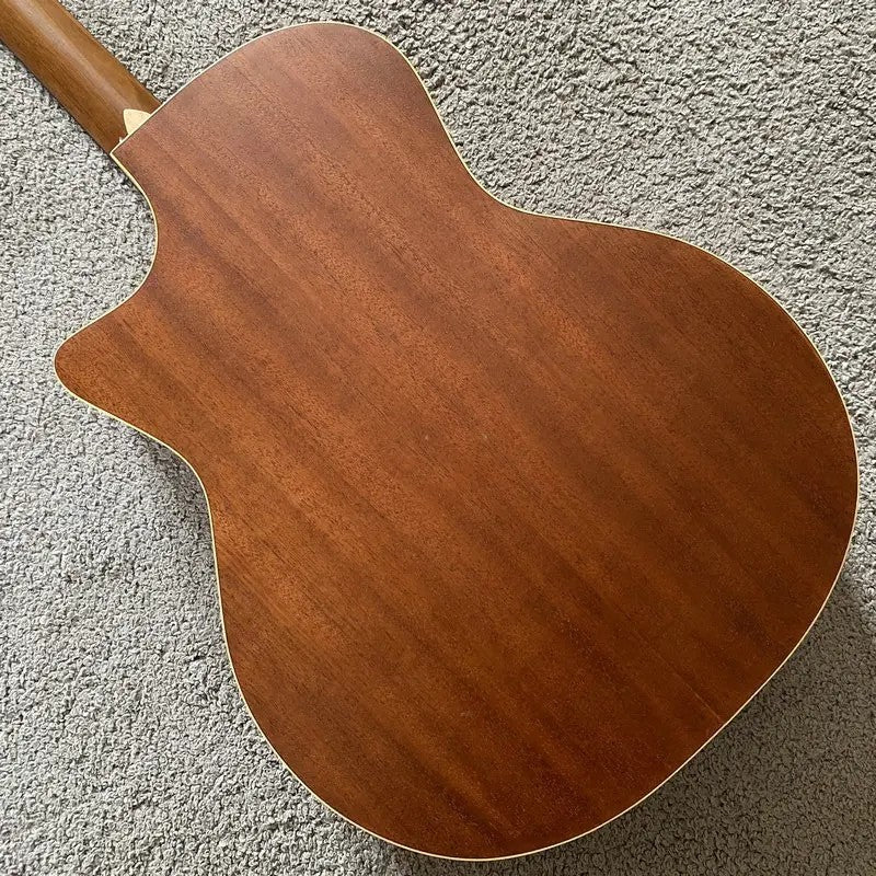 Luna 40 Inch Guitar, Vintage Solid Spruce Top Body, Mahogany Neck