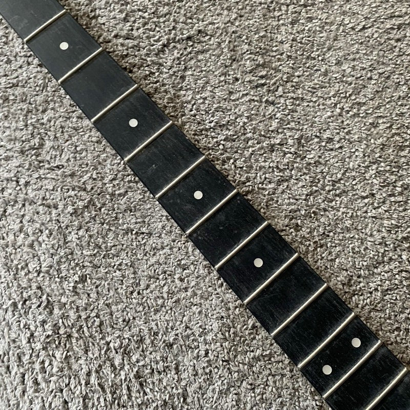 Black Maple Wood 4 String Bass Neck, Rosewood Fingerboard Fretboard
