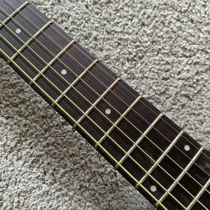 Harley Benton Acoustic Guitar Mahogany Body, Rosewood Fingerboard Neck