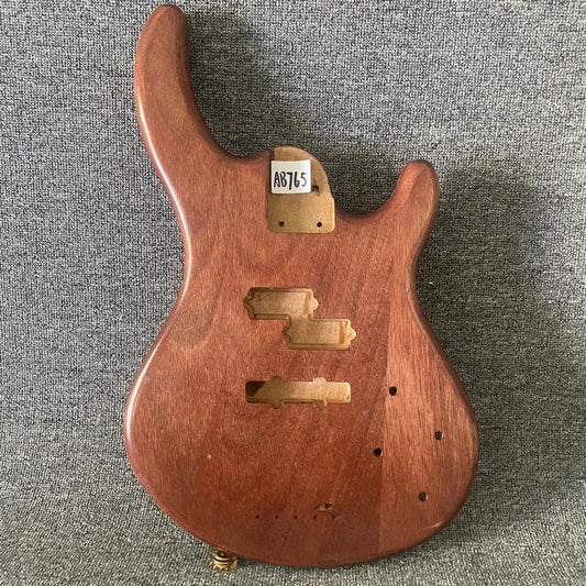 Mahogany Wood 4 String Electric Bass Body