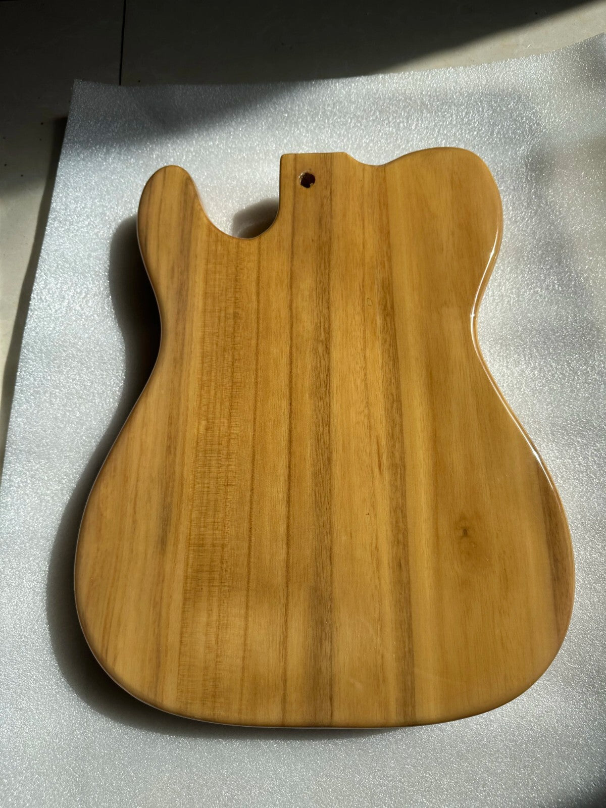 Paulownia Guitar Body with Maple Top Fit Tele Telecaster