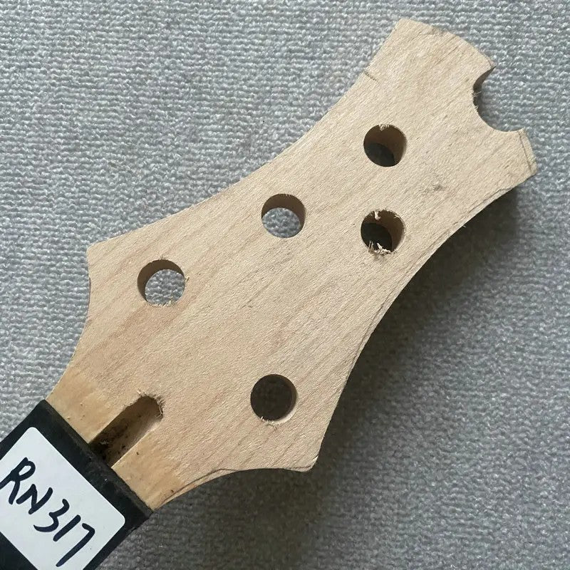 Maple Wood 5 String Bass Neck, Rosewood Fingerboard DIY Project