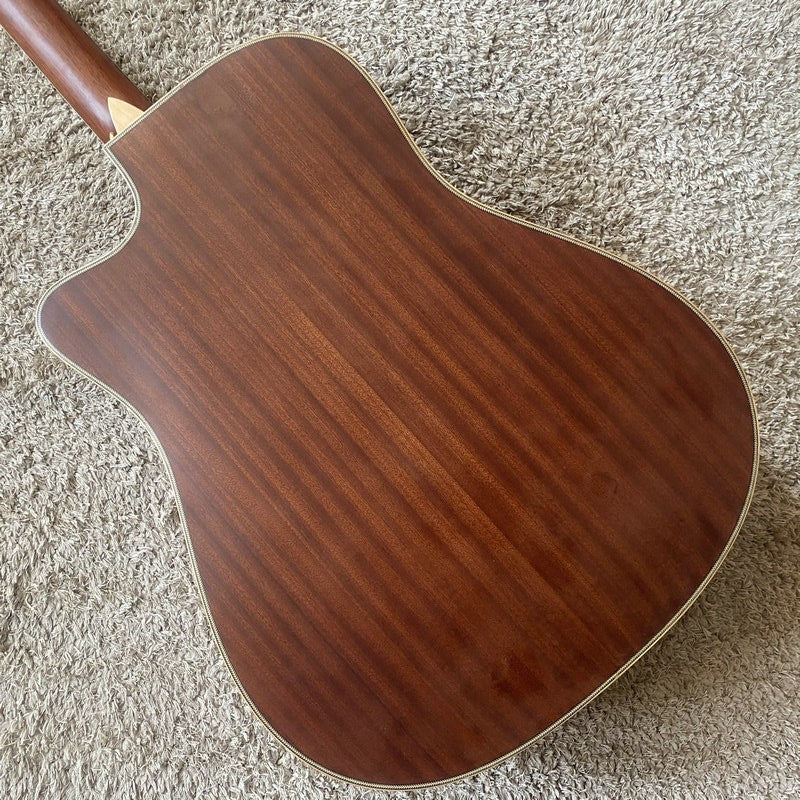 Cherry Burst 40 Inch Acoustic Guitar, Spruce Mahogany Body, Rosewood F