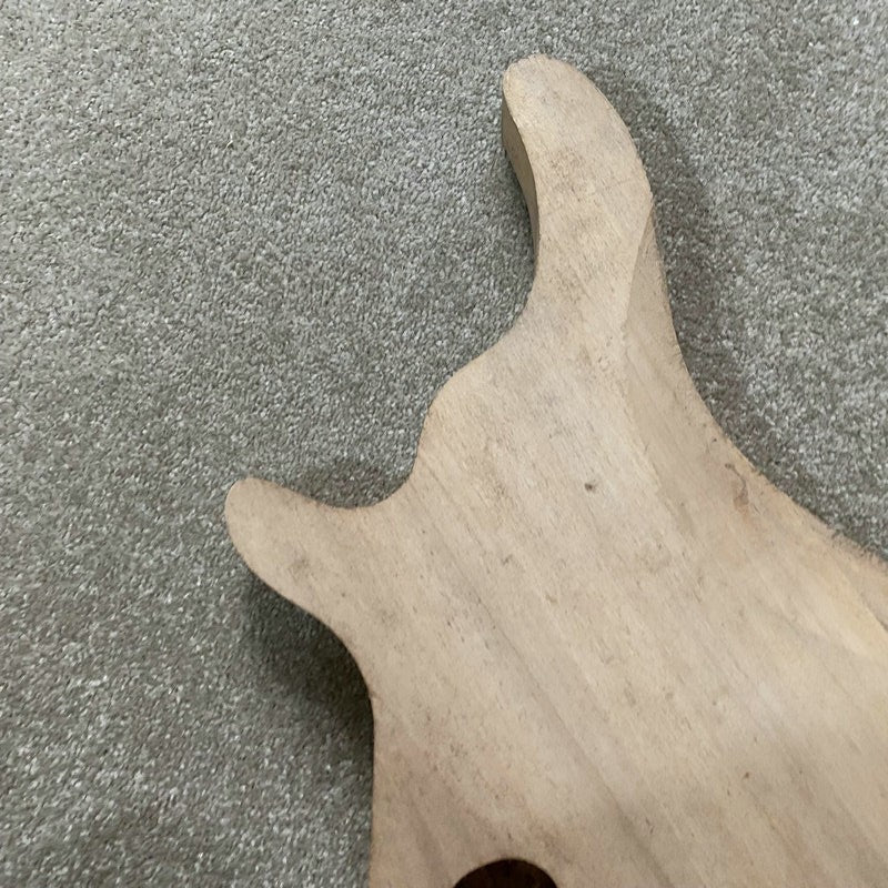 Unfinished Basswood 4 String Bass Body