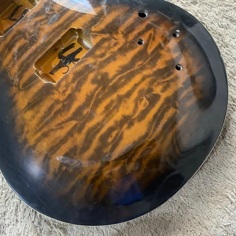Ibanez Guitar Sunburst Maple Top Body Neck, Rosewood Fretboard Fit Les
