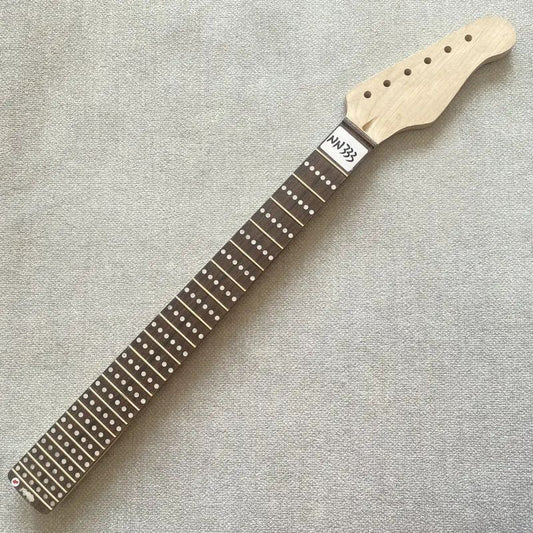 DIY Project Guitar Maple Neck, 22 Frets Fingerboard Rosewood Fretboard