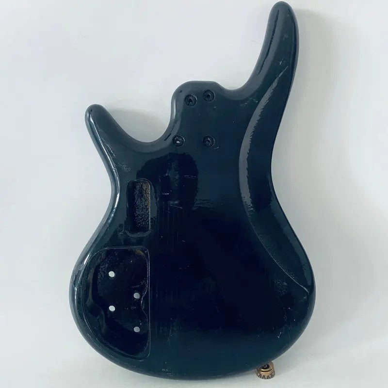 Black Basswood 4 String Bass Body DIY Project