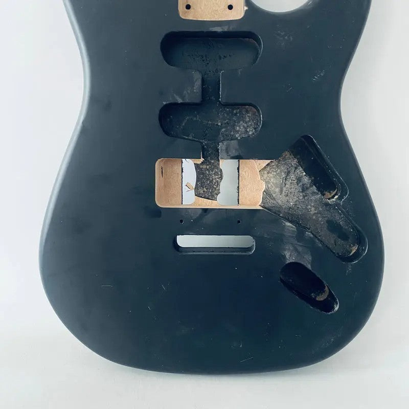 Matte Black Basswood Guitar Body Fit Stratocaster Strat