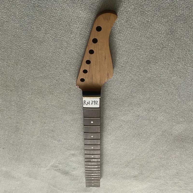 Dark Roasted Maple Electric Guitar Neck, Rosewood Fretboard 22 Frets