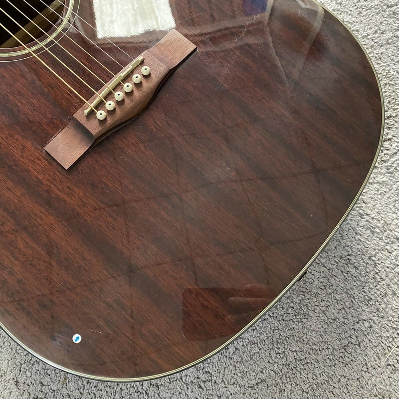41 Inch Mahogany Wood Acoustic Guitar, Rosewood Fingerboard Neck