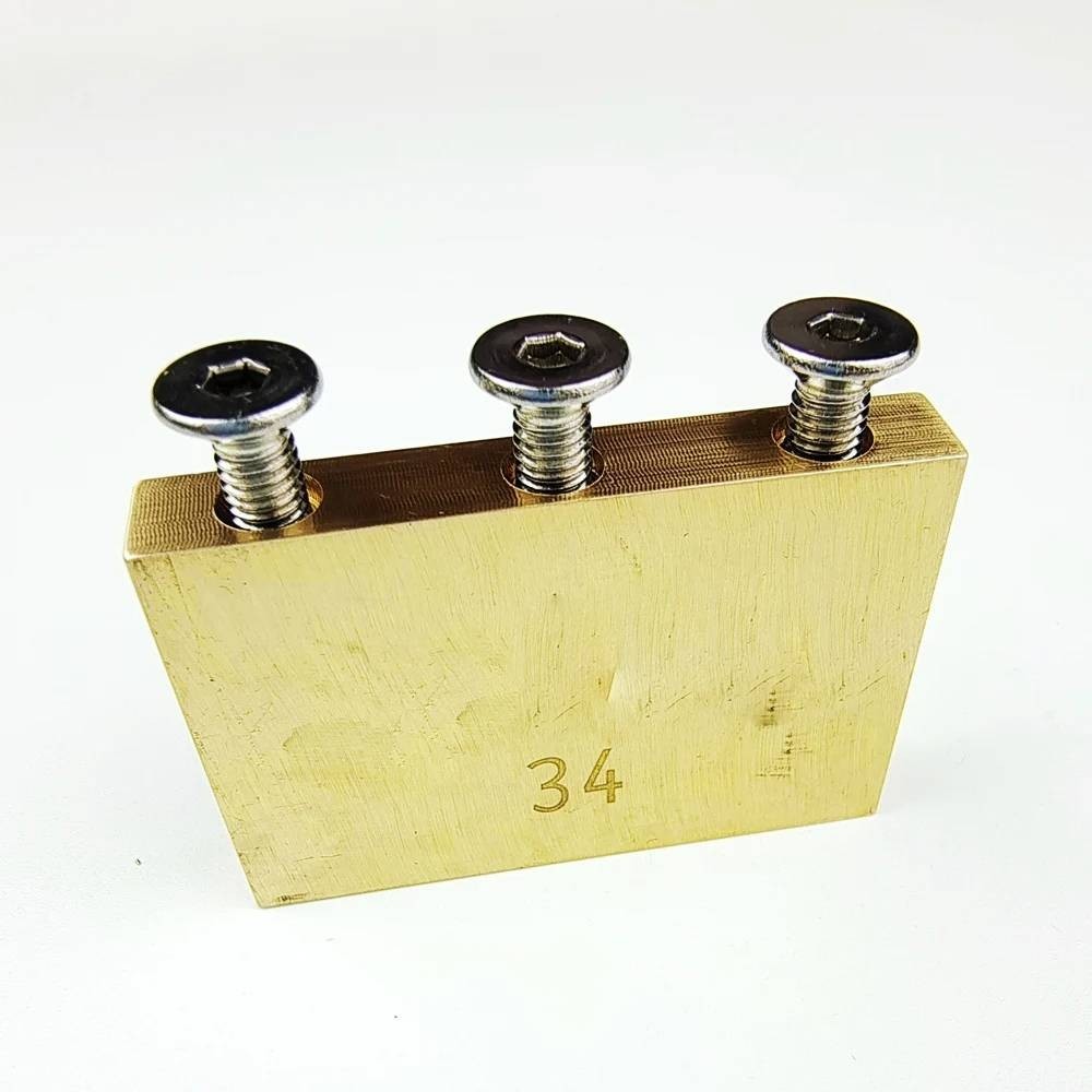 Brass 34MM Guitar Bridge Tremolo Block Fit Floyd Rose Bridge