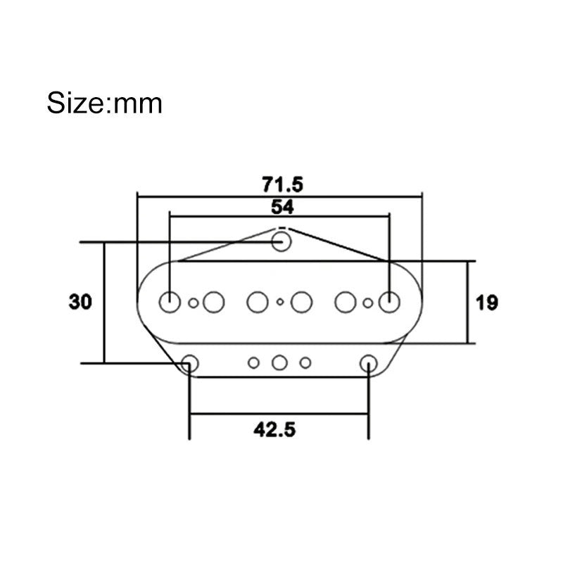 Alnico 5 Guitar Vintage Guitar Bridge Pickup Fit Telecaster Tele