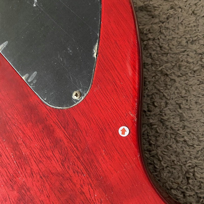 Samick Red Electric Guitar, Mahogany Body, Rosewood Fingerboard Neck