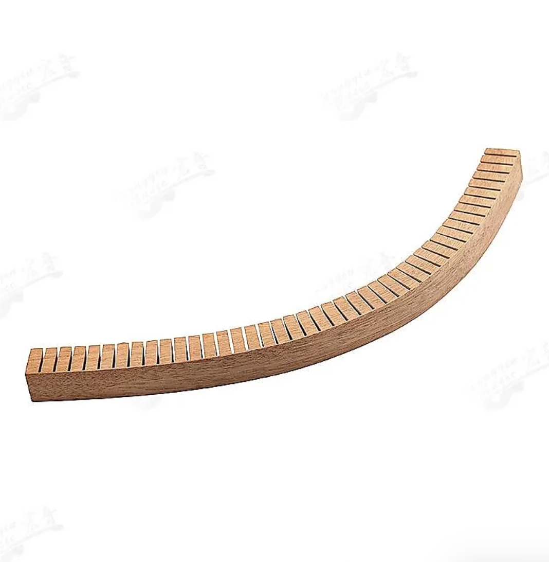 4pcs Bevel Guitar Binding Strips Inside Inlay Lining, 420mm Length