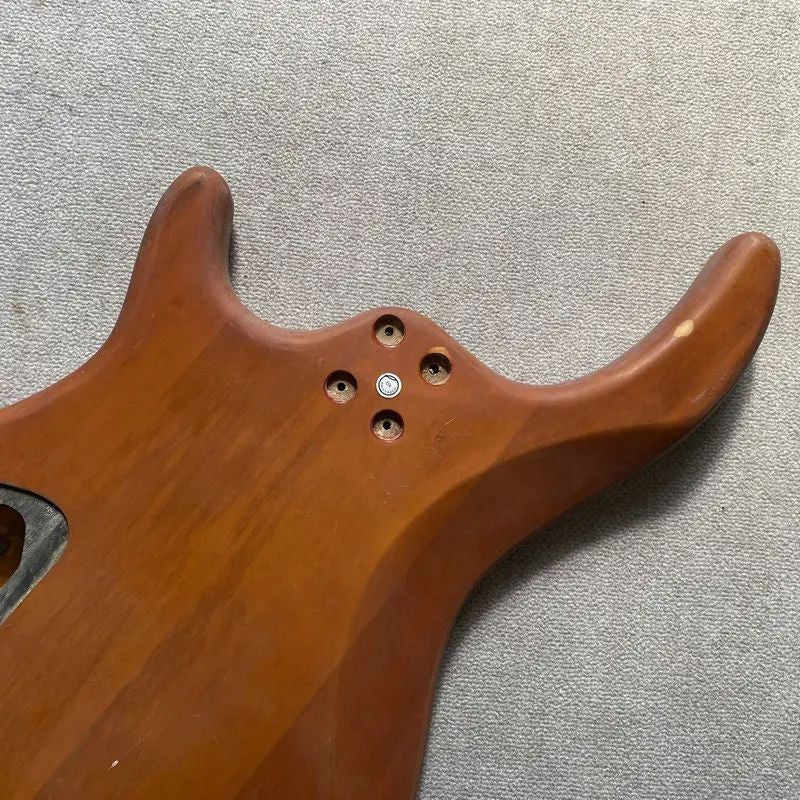 Mahogany Wood 4 String Bass Body DIY Project