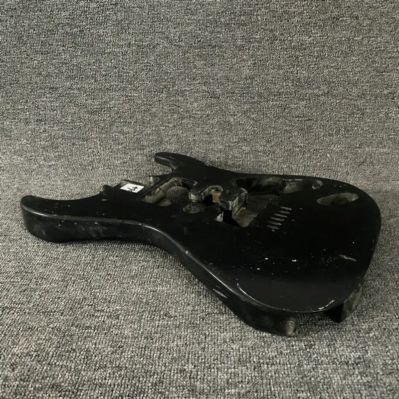 Black Basswood Mini Electric Guitar Body