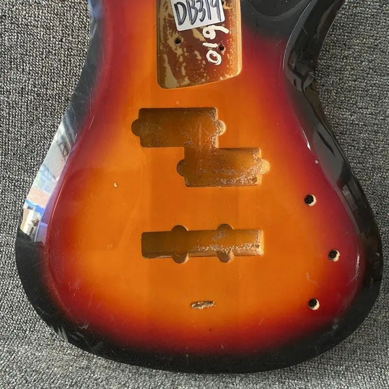Tobacco Burst 4 String Bass Guitar Body