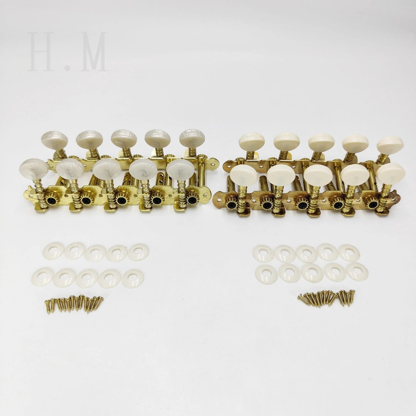 Gold 10 String Guitar 5R5L Tuning Pegs Machine Heads Keys