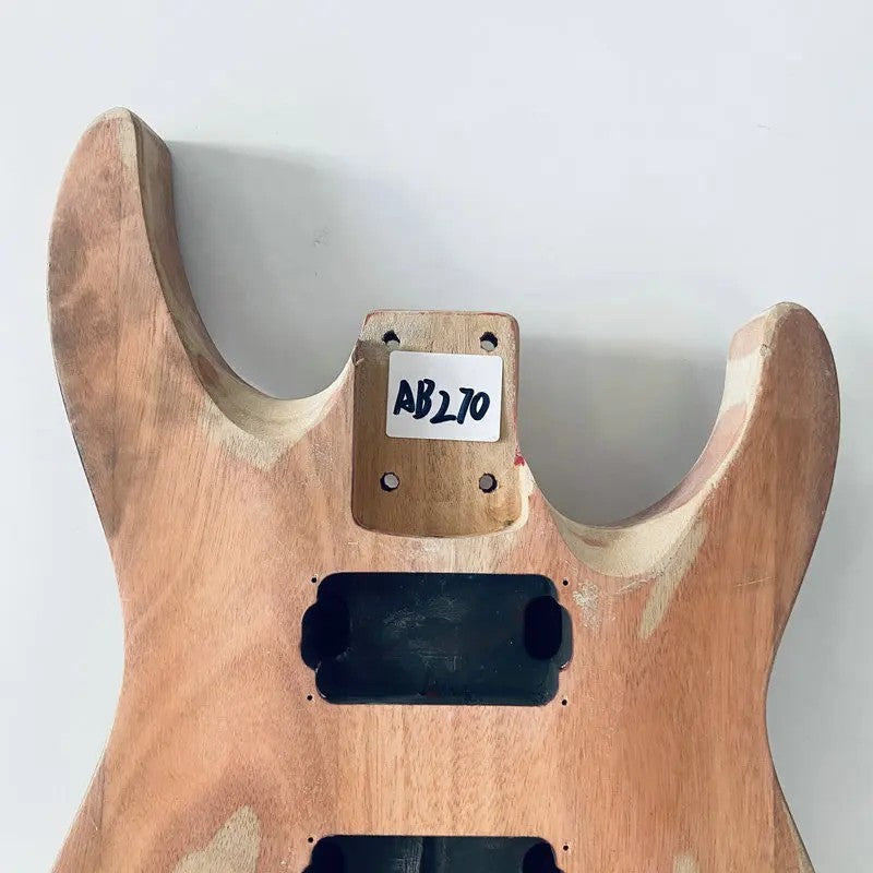J&D Brothers HH Mahogany Wood Guitar Body DIY Project