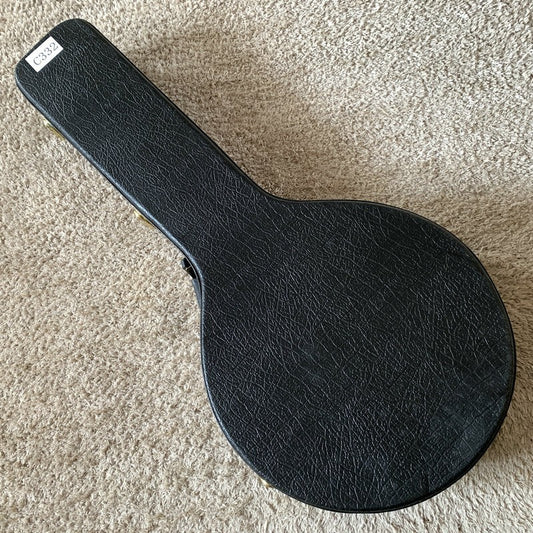 Black Banjo Leather Hard Case