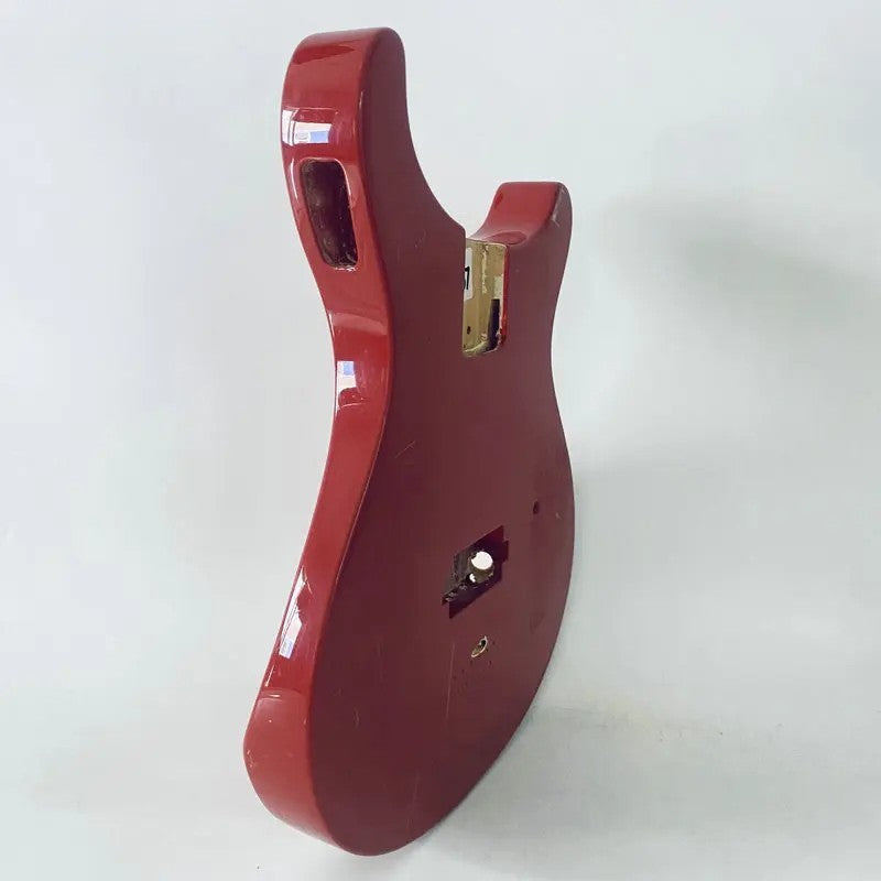 Gloss Red Guitar Double Cutaway Body, String Through Bridge
