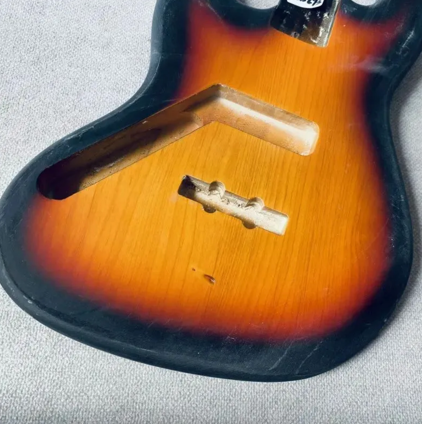 Tobacco Burst Finish Lefty 4 String Bass Basswood Body Fit Jazz Bass