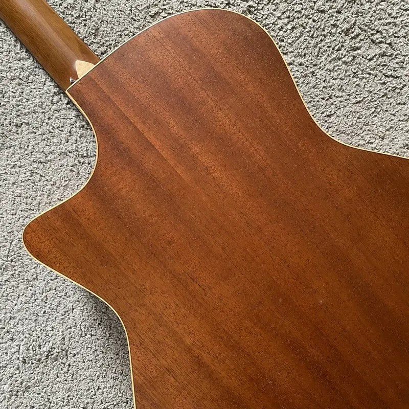 Luna 40 Inch Guitar, Vintage Solid Spruce Top Body, Mahogany Neck