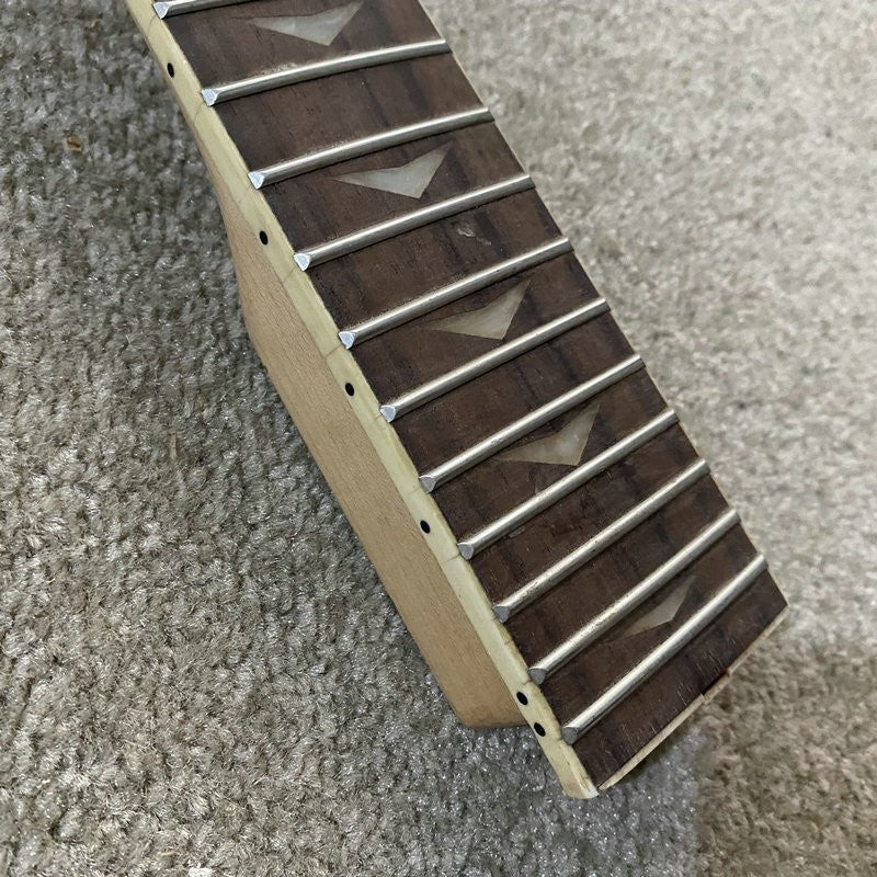 Maple Wood Guitar Neck, 24 Frets Rosewood Fretboard DIY Project
