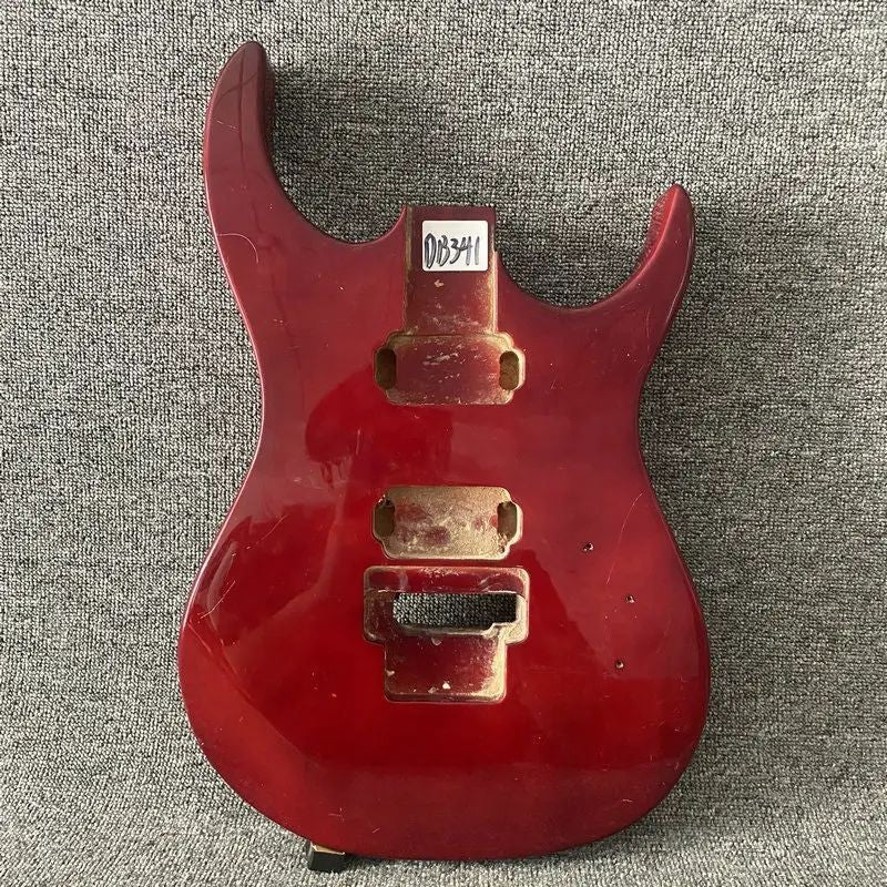 HH Red Glossy Finish Guitar Double Cutaway Body