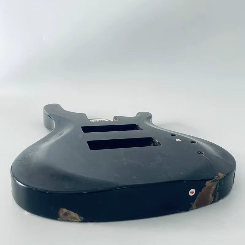 Glossy Black Electric Bass Guitar Solid Body