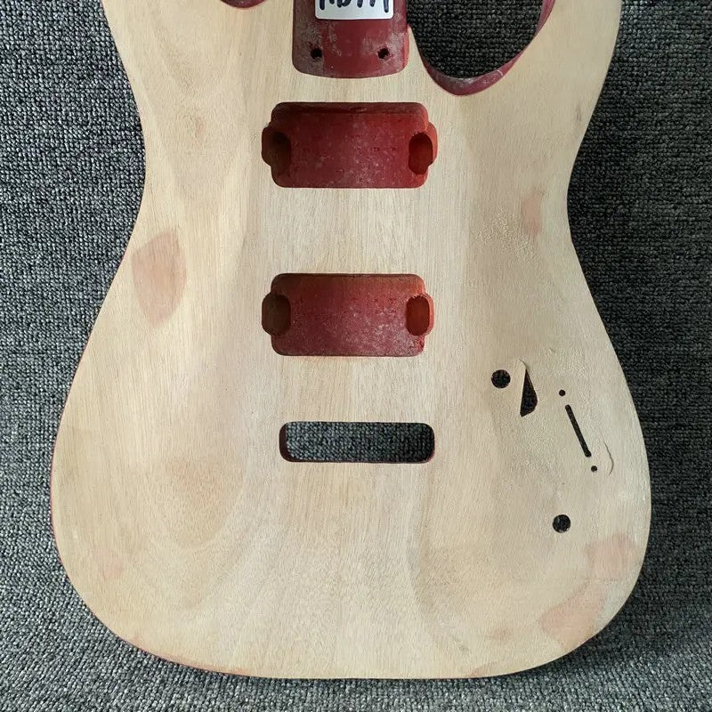 Red Basswood HH Guitar DIY Project Body