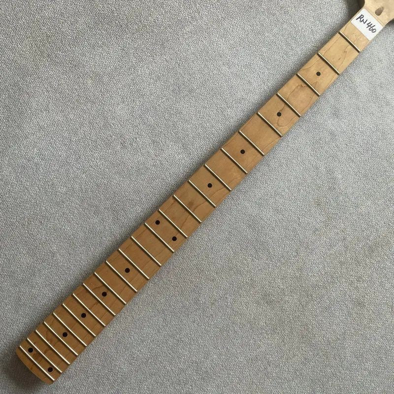 Maple Wood 4 String Bass Neck, 24 Frets Maple Fingerboard