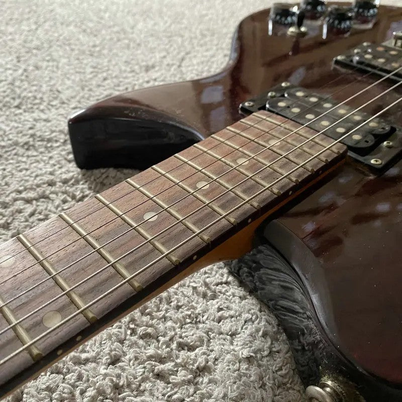 Washburn Brown Electric Guitar, Mahogany Body, Maple Neck, Rosewood Fi