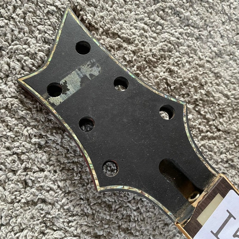 DeVille Red Tiger Maple Top Guitar Body, Rosewood Fingerboard Neck Fit