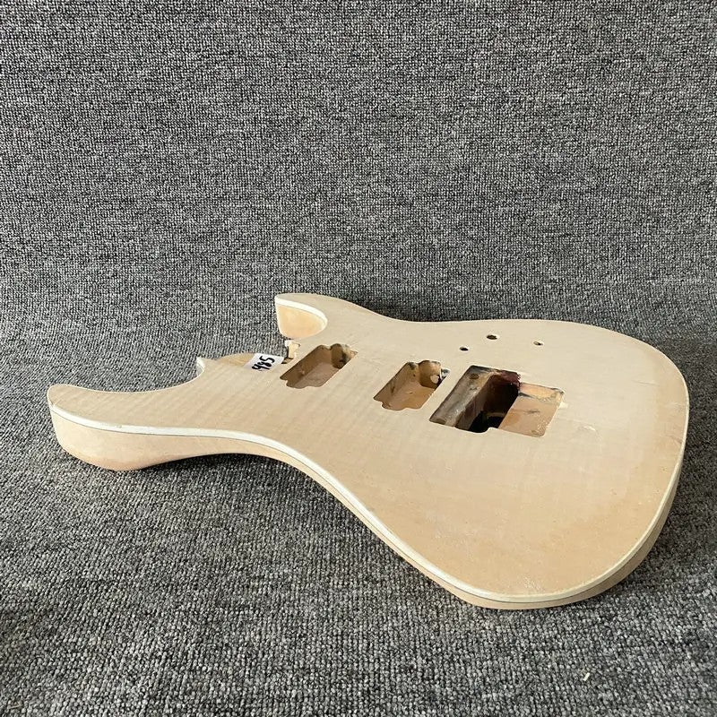 HH Basswood Guitar Body with Tiger Maple Top