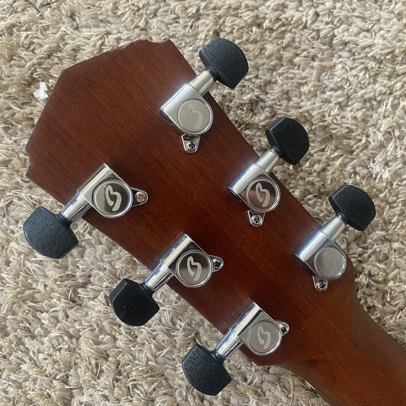 41 Inch Maple Top Acoustic Guitar, Mahogany Sides Body Rosewood Finger