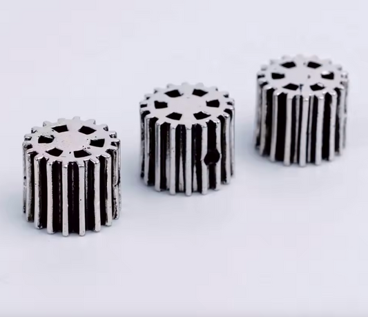 3PCS Aged Silver Metal Guitar Bass Knobs Fit Kiesel,Peavey,Washburn,Ib