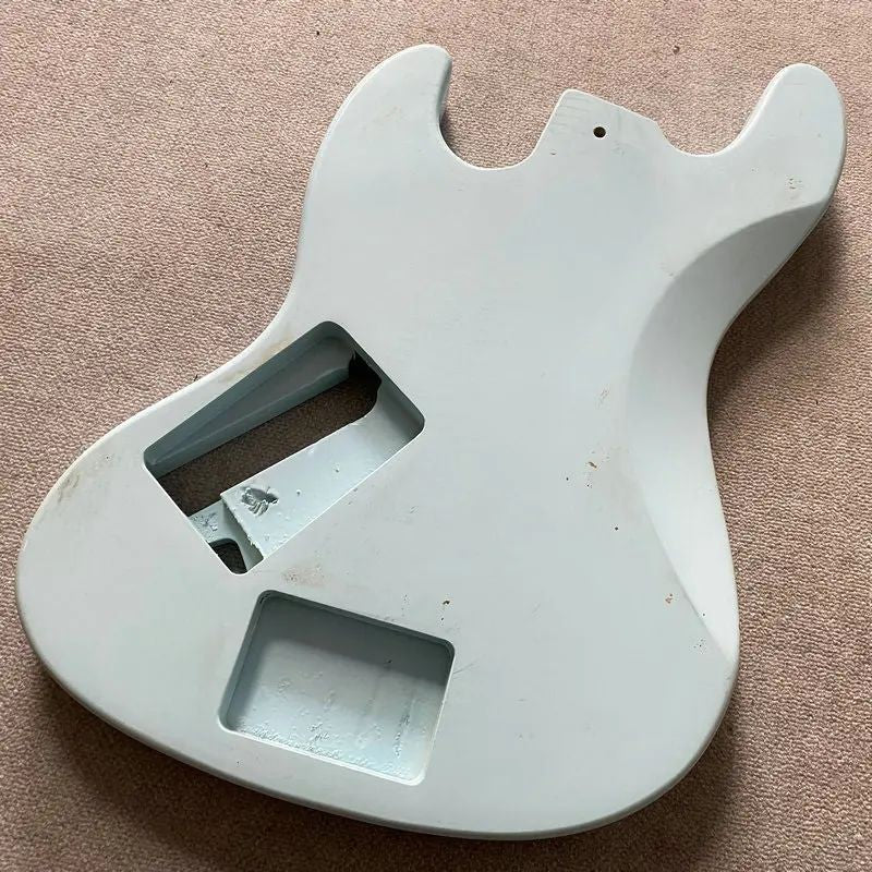 Light Blue Basswood Jazz Bass Guitar DIY Project