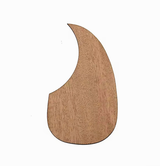 Mahogany Wood Acoustic Guitar Pickguard Scratch Plate