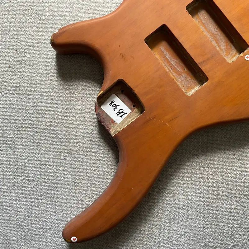 Mahogany Wood 4 String Bass Body DIY Project
