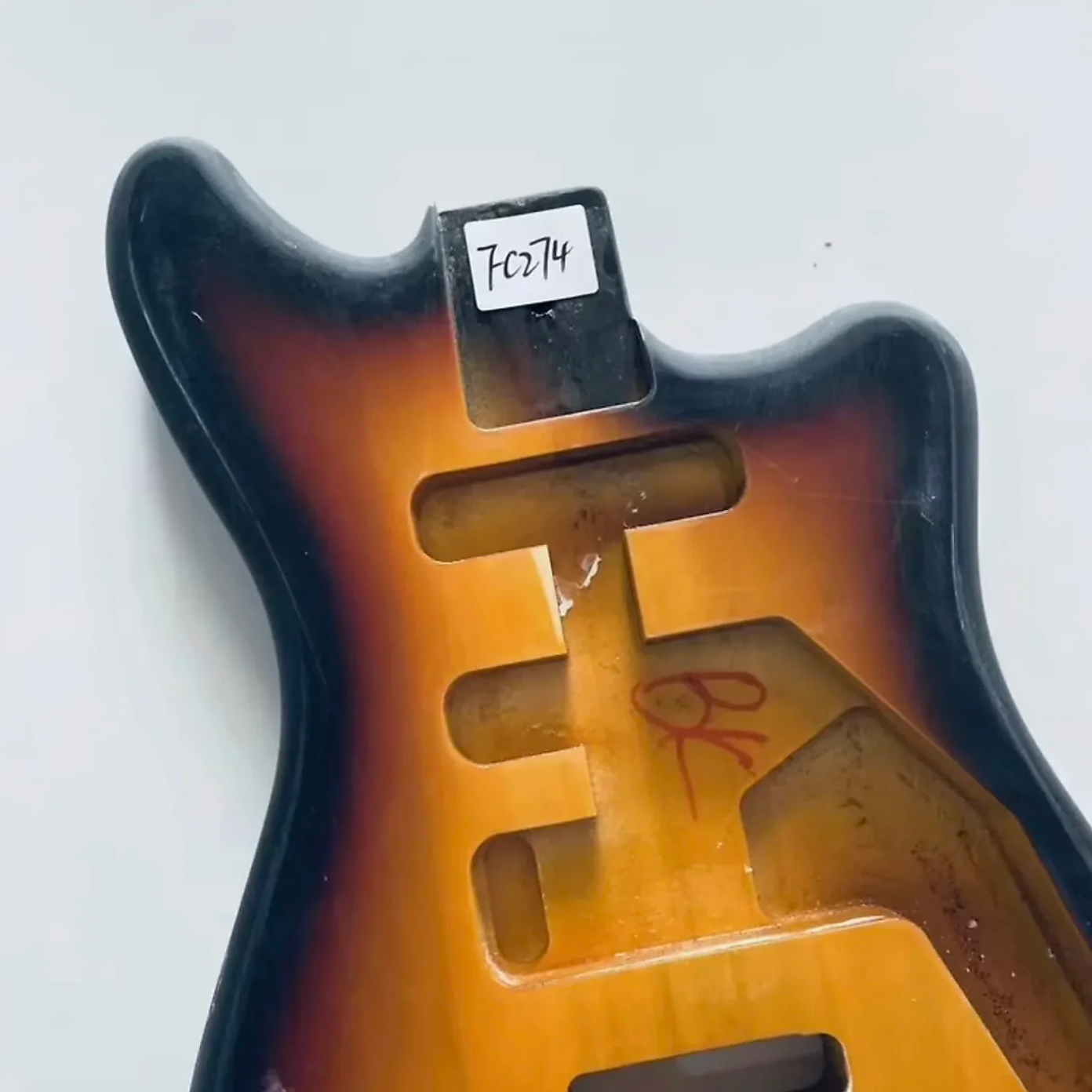 Tobacco Burst Jazzmaster Guitar SSH Body DIY Project