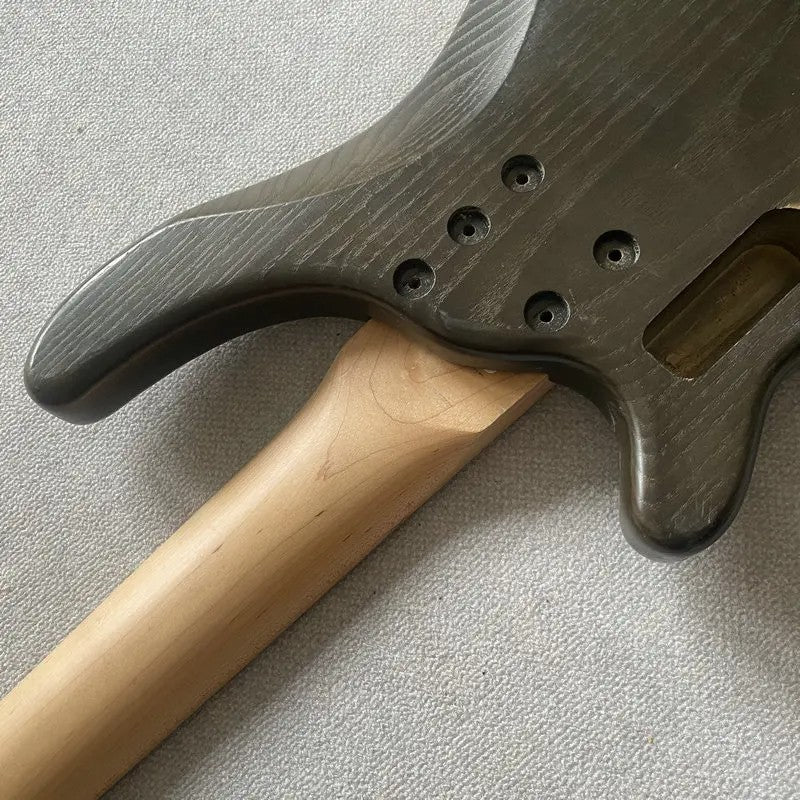 5 String Electric Bass Basswood Body with Maple Neck