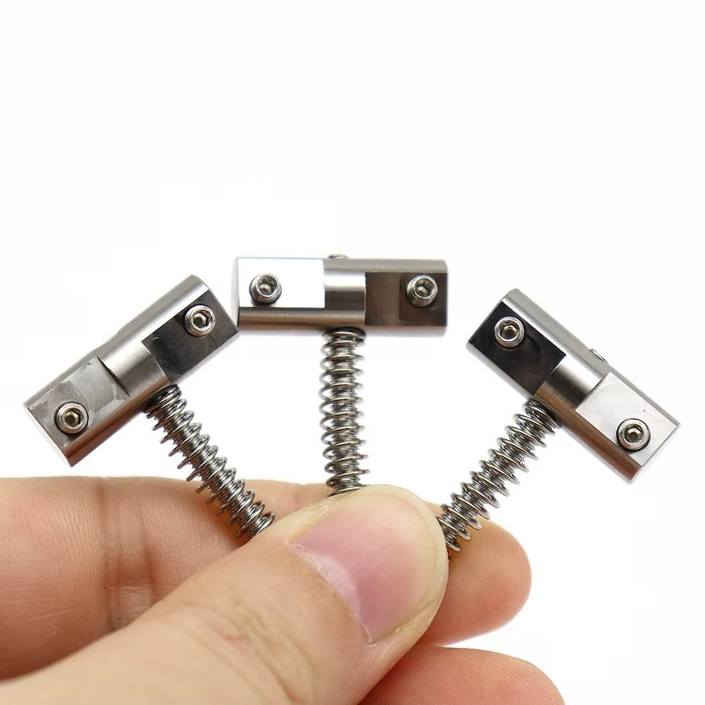 3pcs Silver Brass Guitar Ashtray Bridge Saddles Fit Telecaster Tele